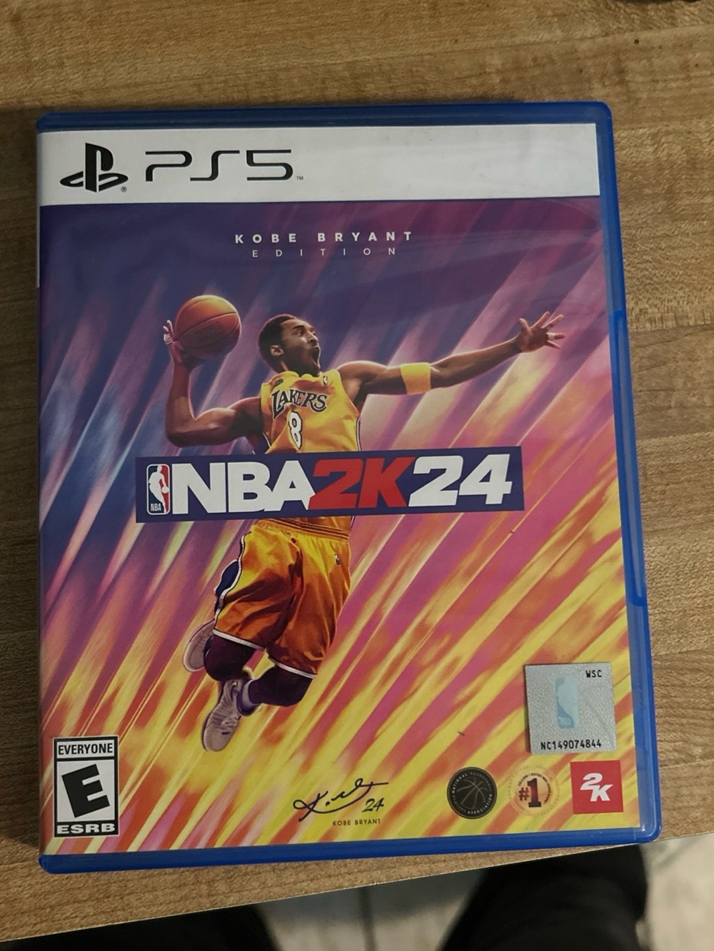 NBA 2K24 Kobe Bryant Edition (PS5) — Yellow Cover